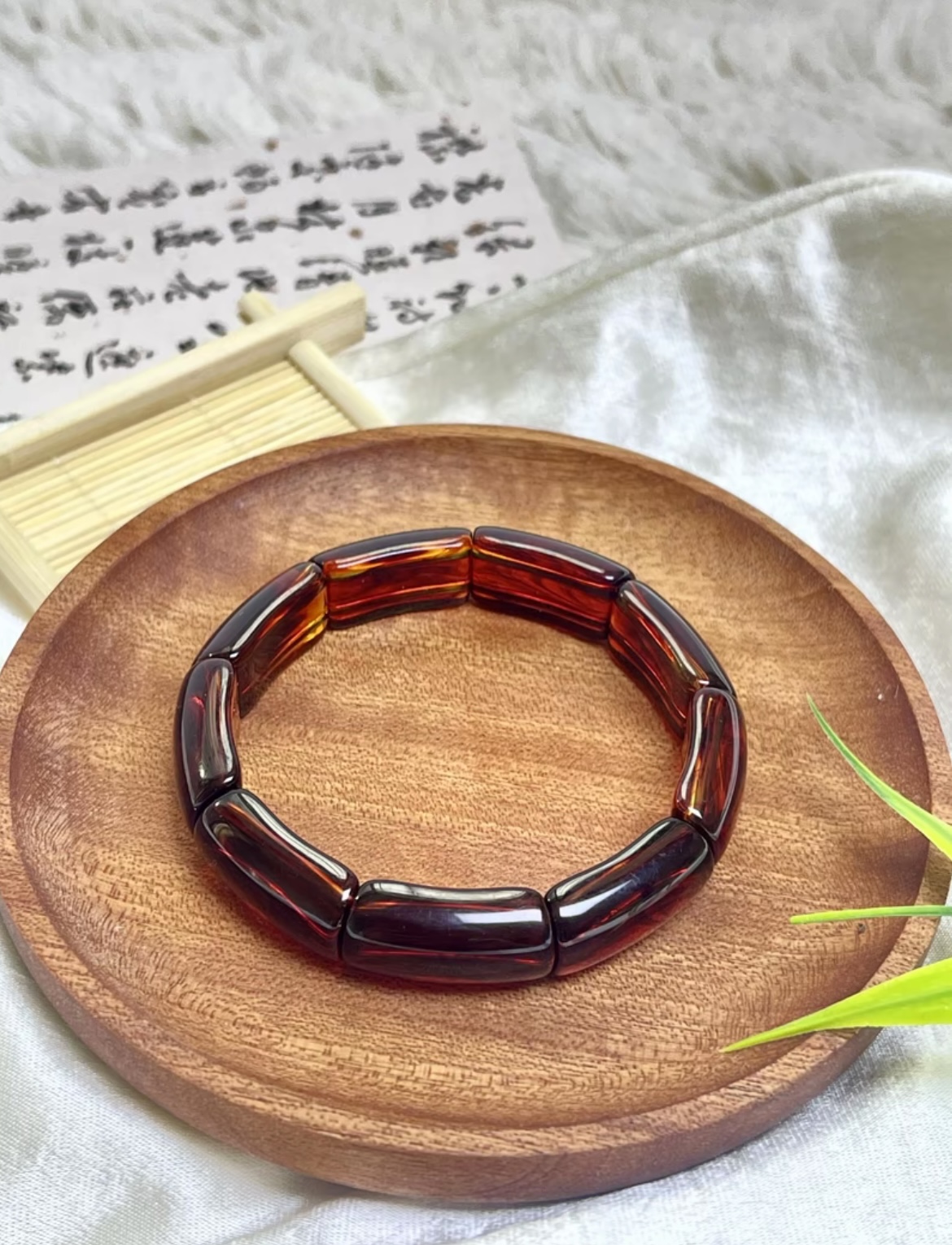 （正品保障）血药珀满血紫杉醇长方形手牌