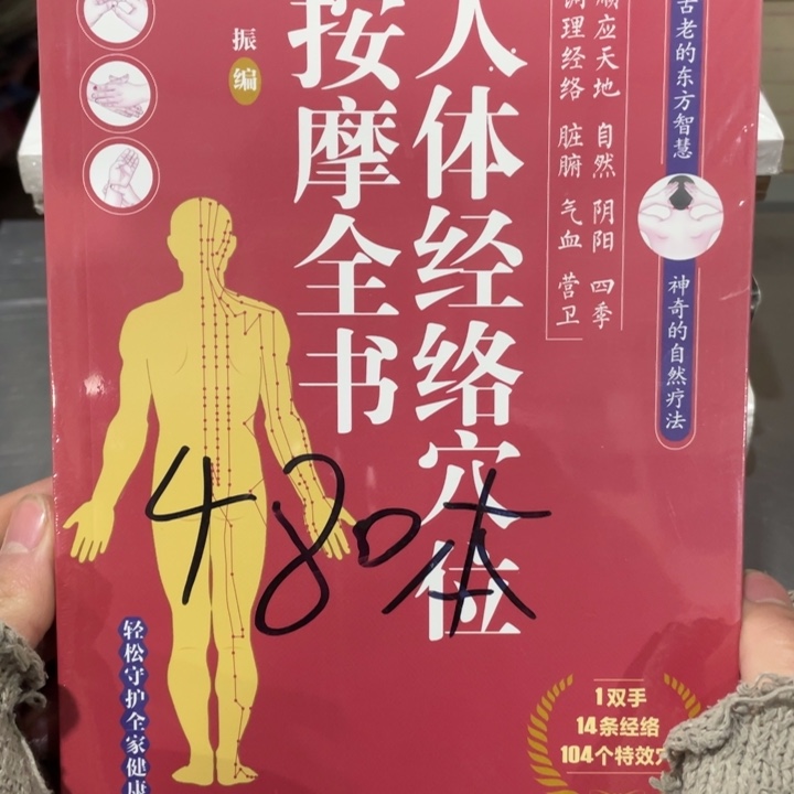 人体经络穴位按摩全球塑封