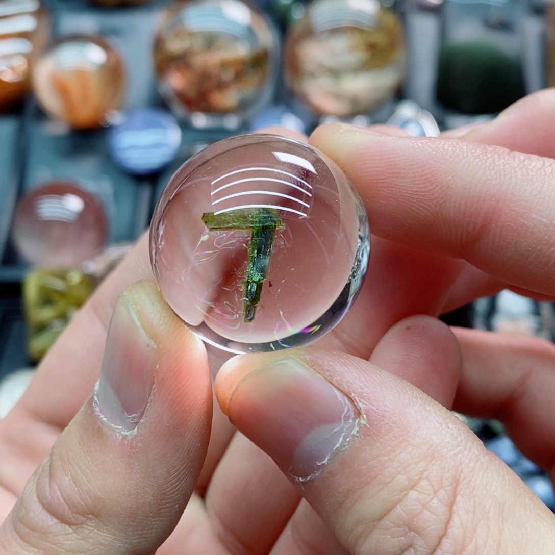 水晶颈饰银S925镶嵌*️***水晶颈饰吊坠