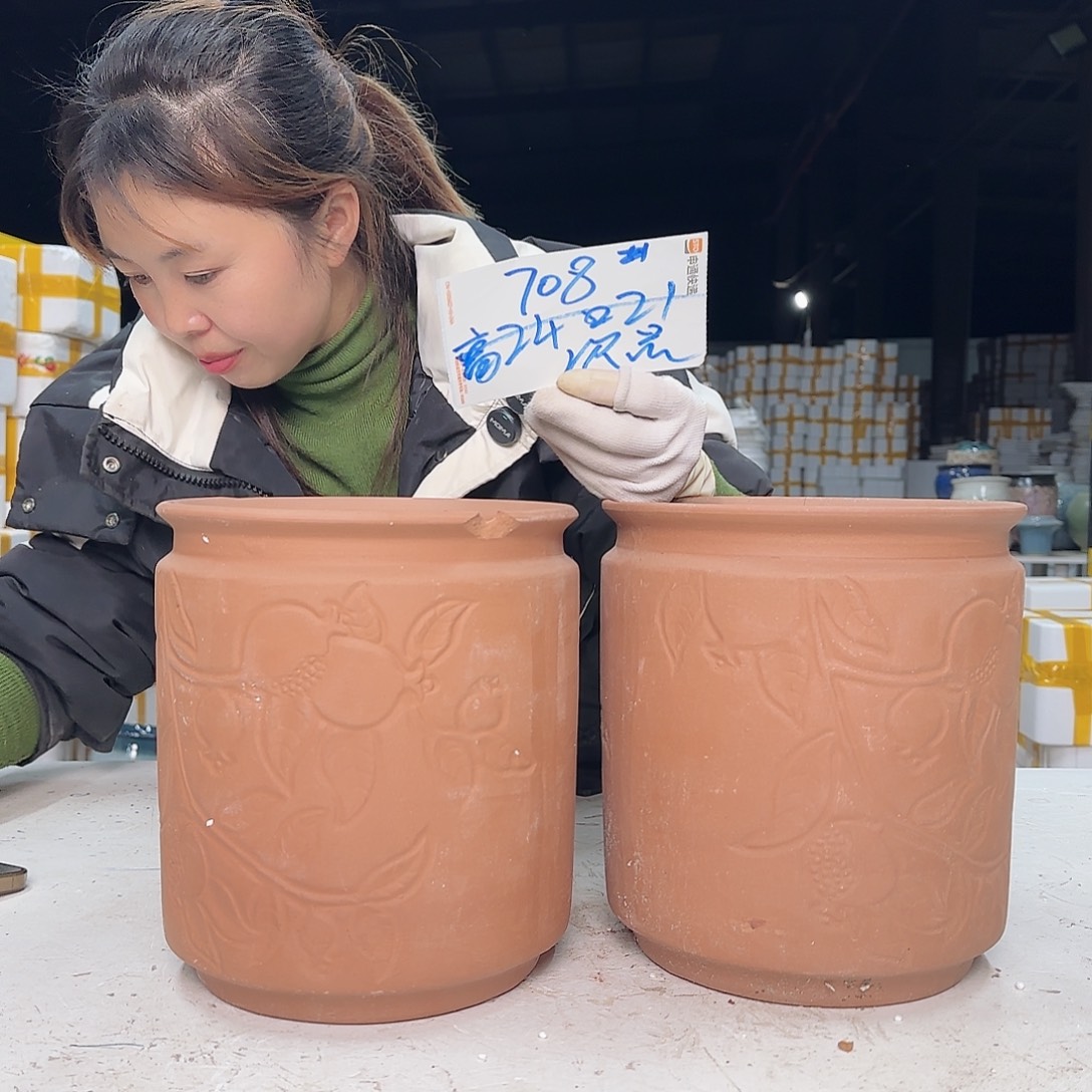 花盆紫砂云上花盆直播1222-708次品