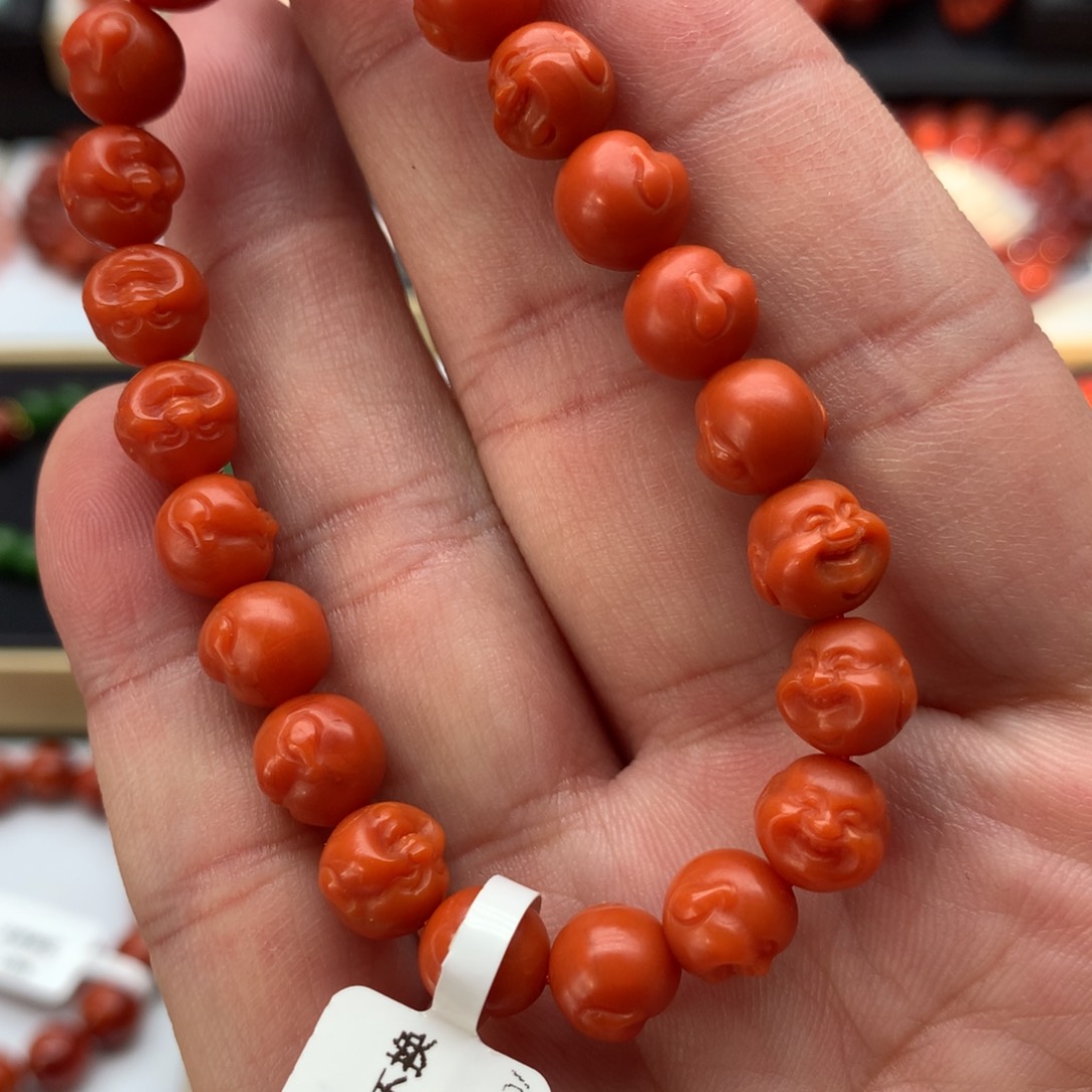 南红玛瑙手链未镶嵌