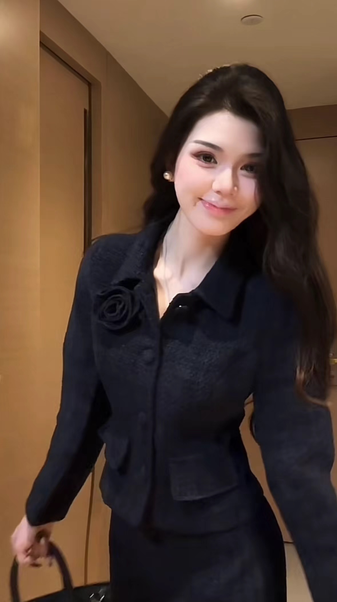 【典雅千金】秋冬气质时尚小香风法式上衣加裙子套装送花配饰8280款