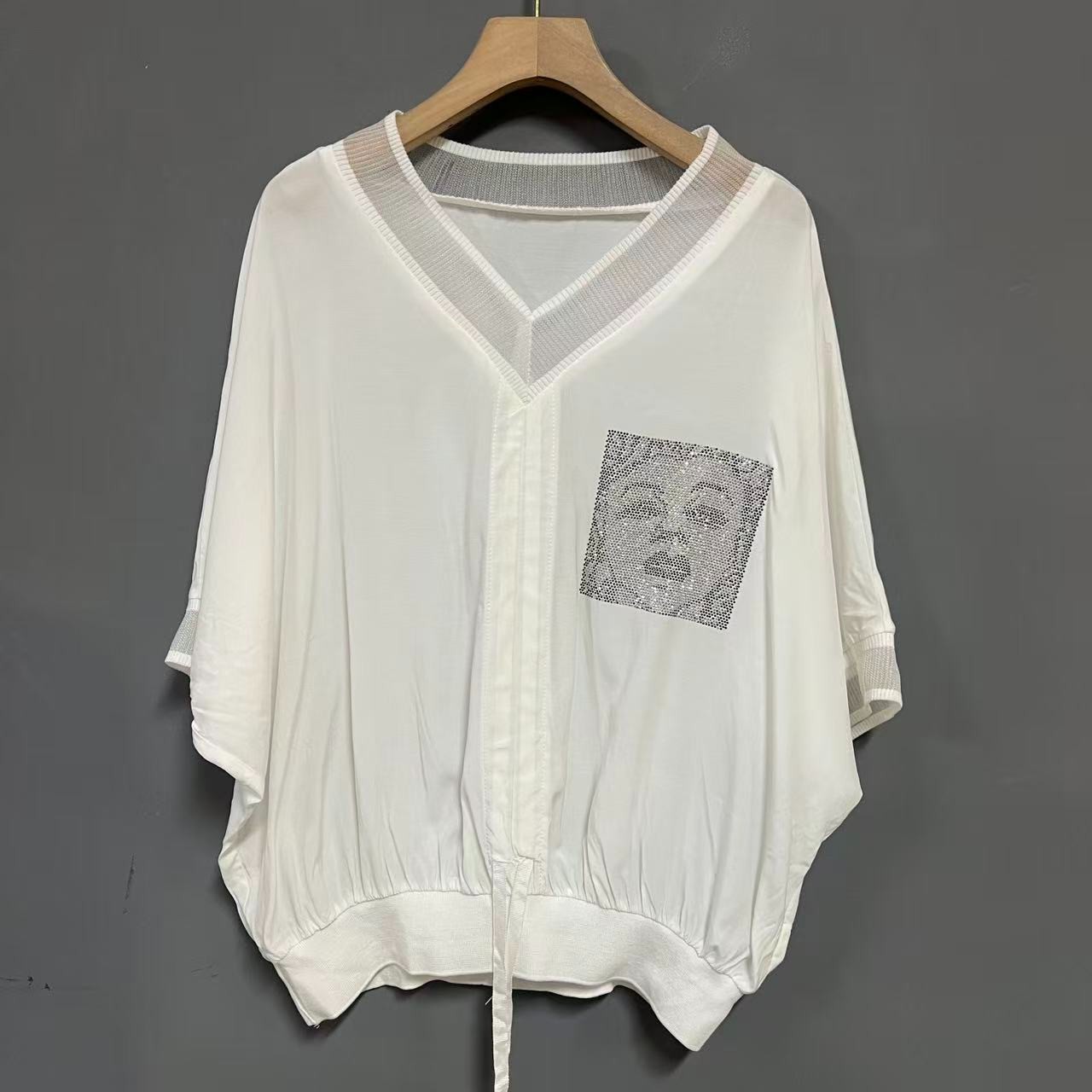 百搭韩版上衣时尚休闲宽松女士T恤1312