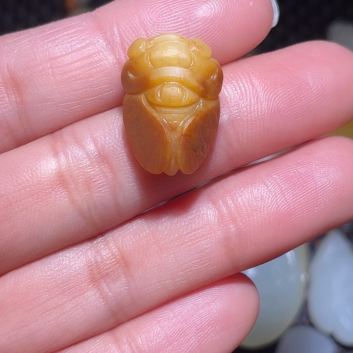 和田玉未镶嵌挂件贝*