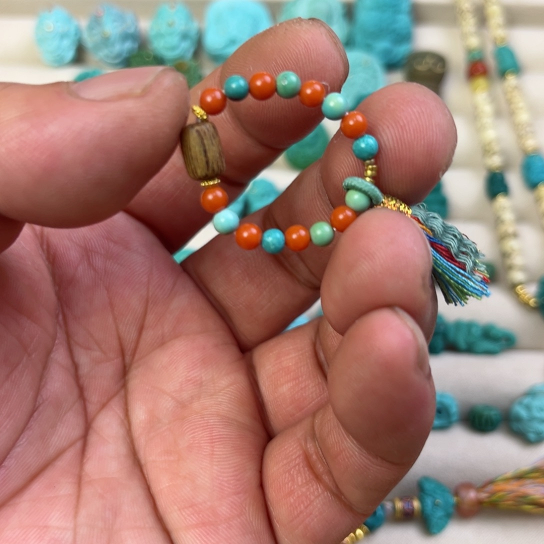 绿松石未镶嵌配饰