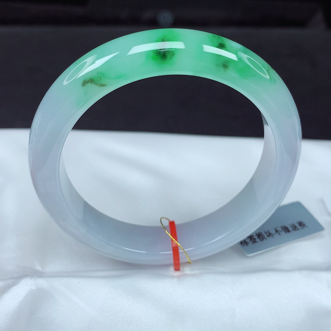 未镶嵌手镯翡翠55圈858