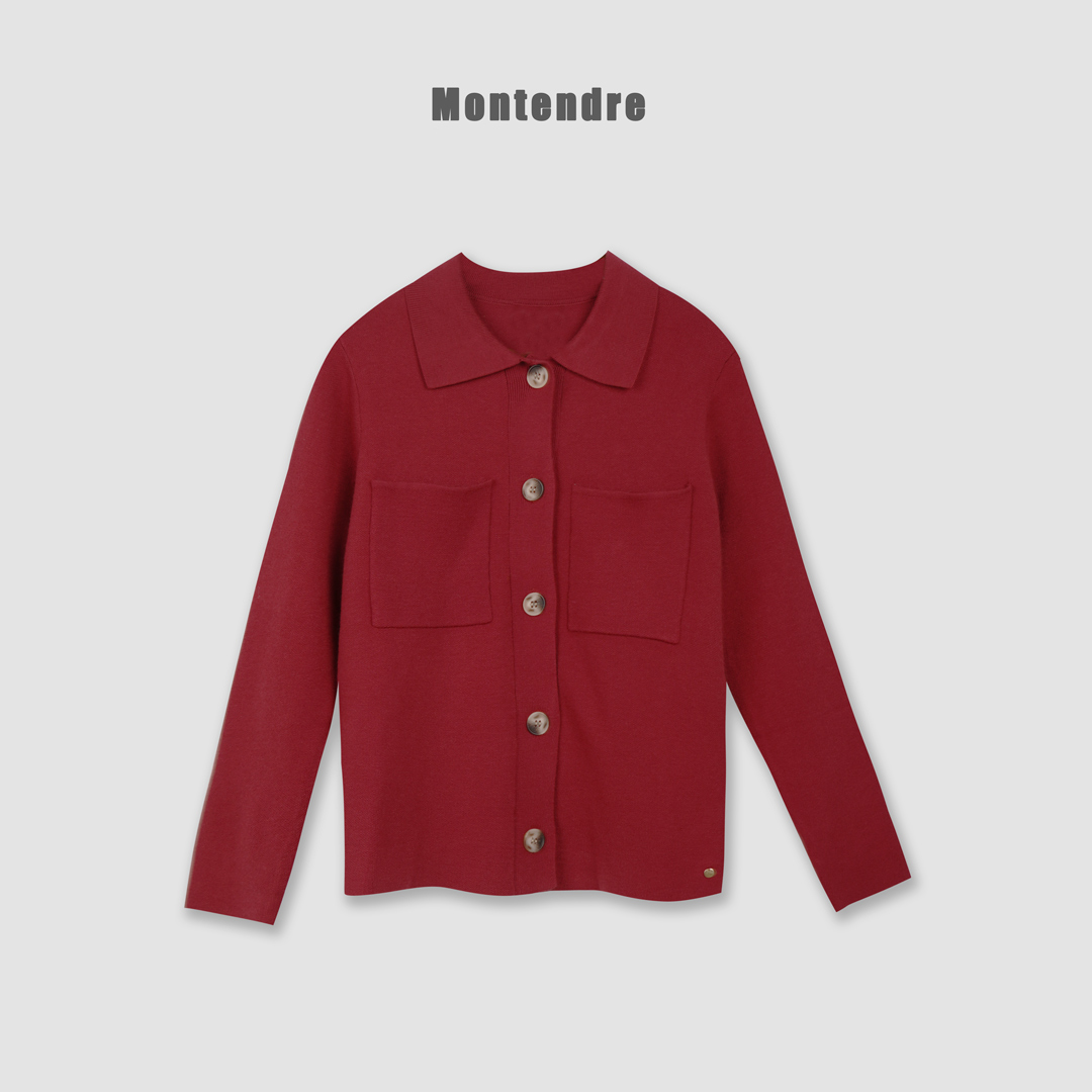 【Montendre】秋冬新款 C 百搭气质圆领上衣流光风显瘦休闲针织衫