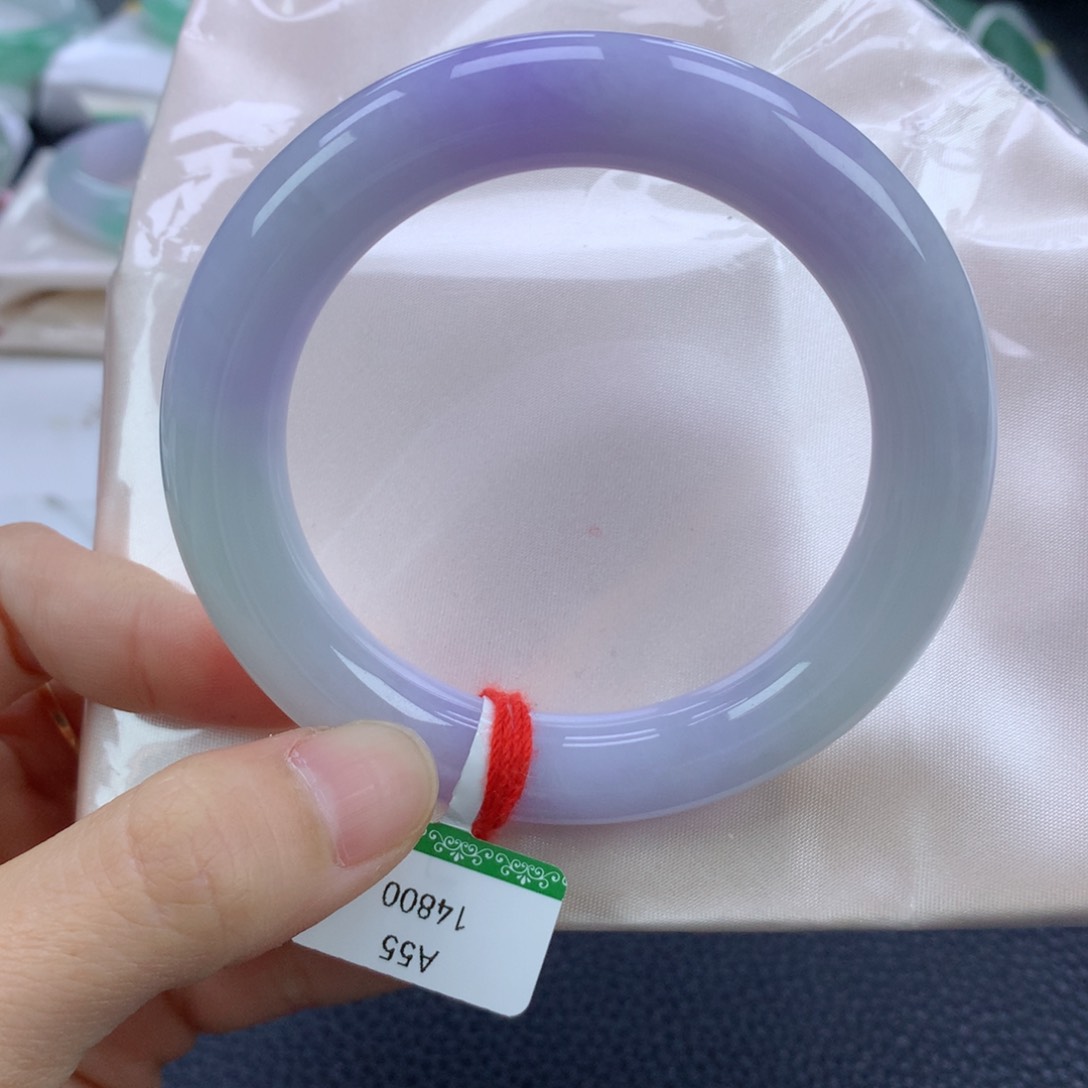 翡翠手镯未镶嵌55圆