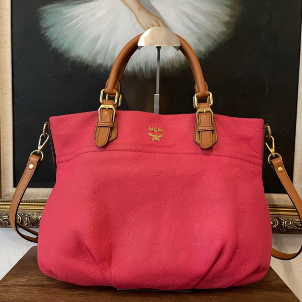 95新 MCM mcm双肩包/007961/尺寸35*27