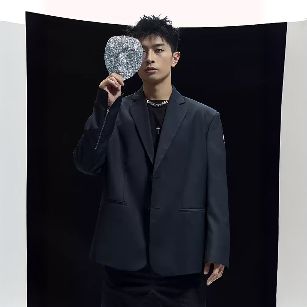 PROJECT M时尚休闲西装外套满舒克同款西服