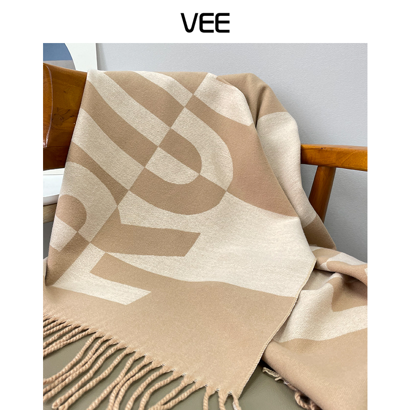 VEE【跳动字符】【专属】字母流苏长款围巾