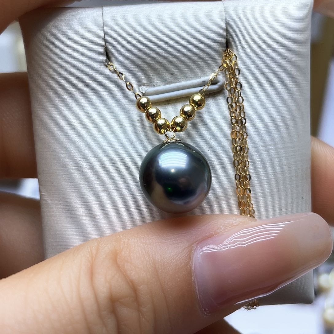 海水珍珠颈饰18K金镶嵌