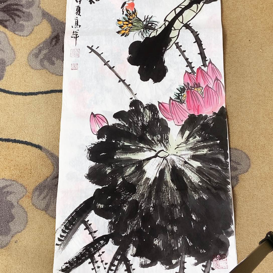 国画高辉手绘花鸟50.100