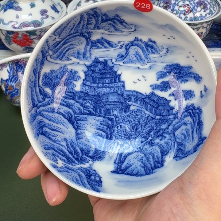 大帅景德镇纯手工手绘茶具228