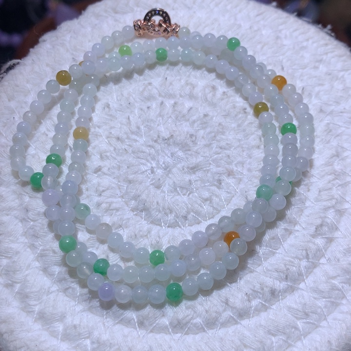 翡翠颈饰未镶嵌多宝颈链