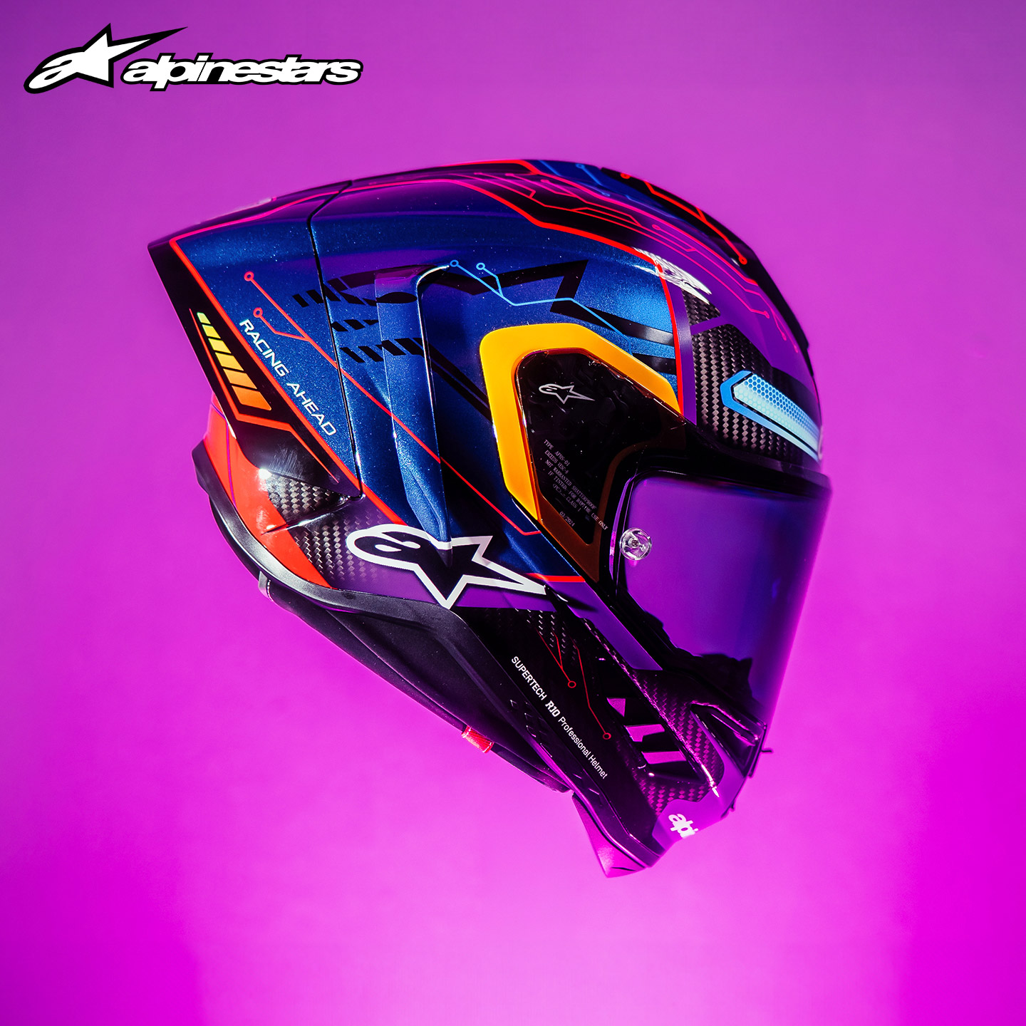 a星alpinestars SUPERTECH R10 联名款头盔摩托车全盔