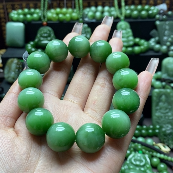 和田玉手串未镶嵌