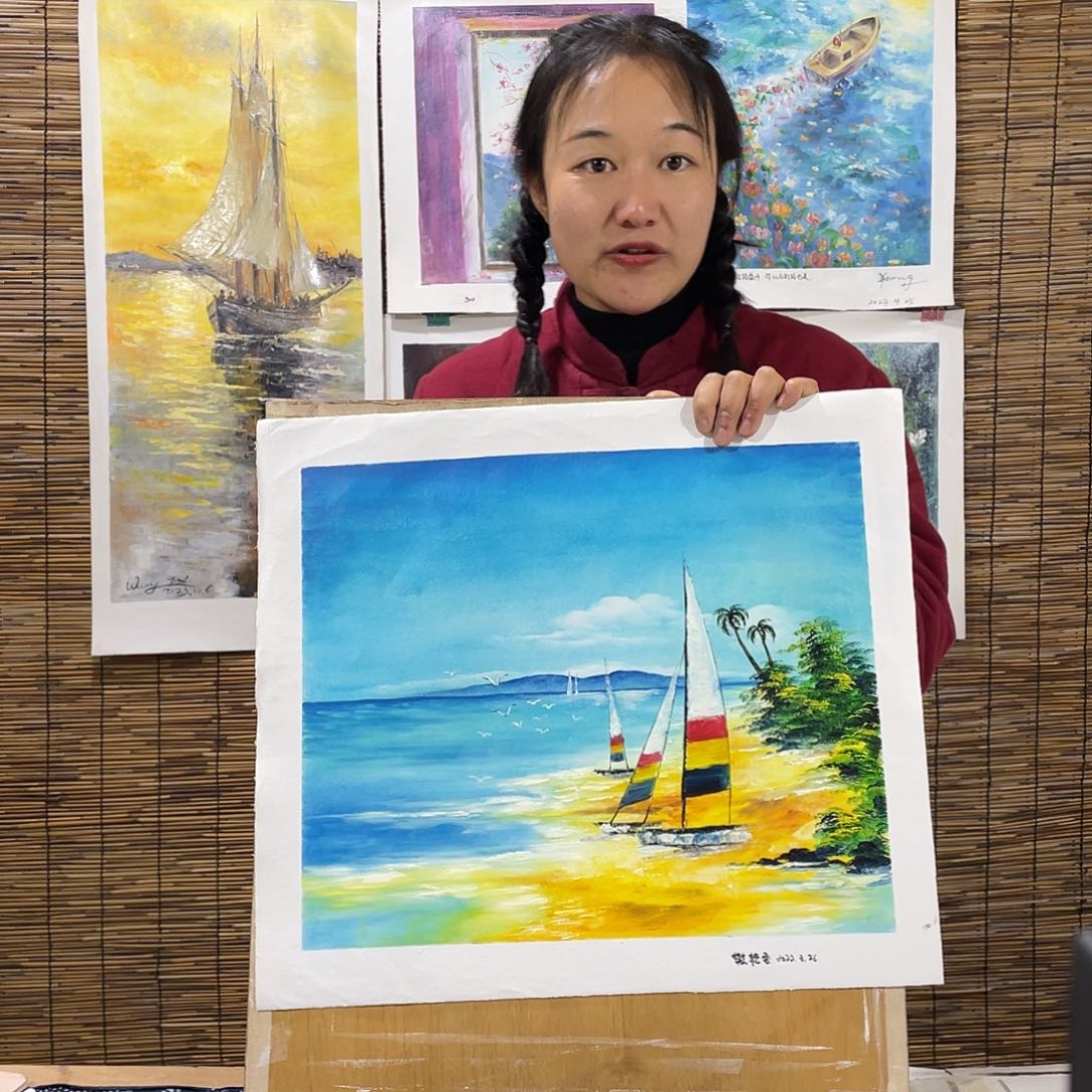 油画小*罗薇爽 恭喜竞拍成功