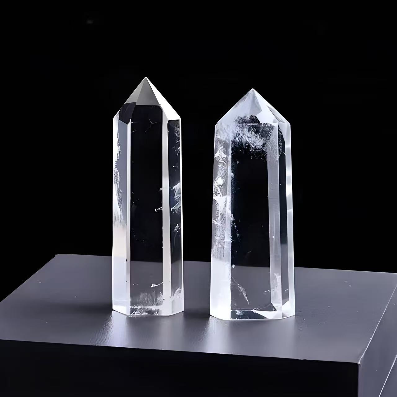 【直播间展示为主】天然能量水晶原石摆件手把件