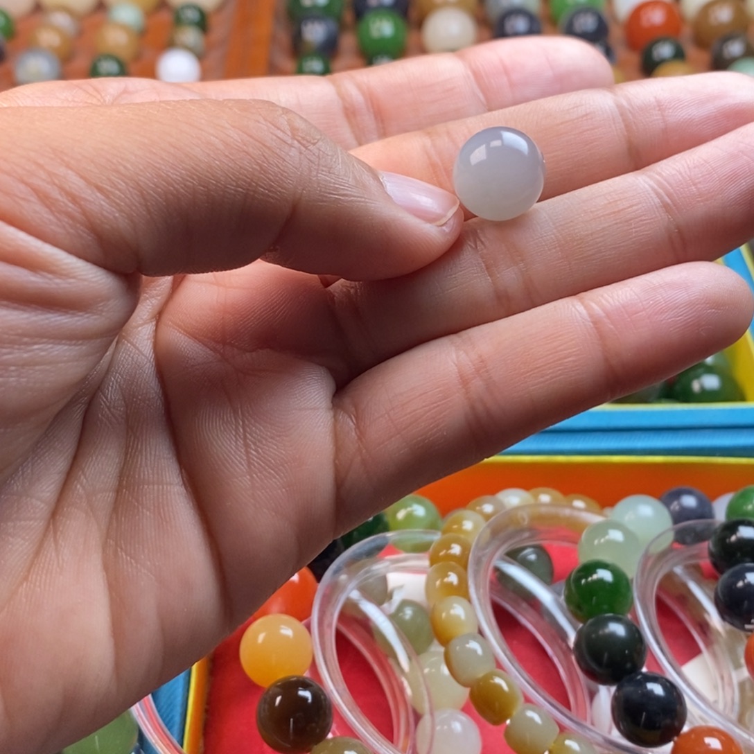 和田玉未镶嵌珠宝奇石卡12冰紫y