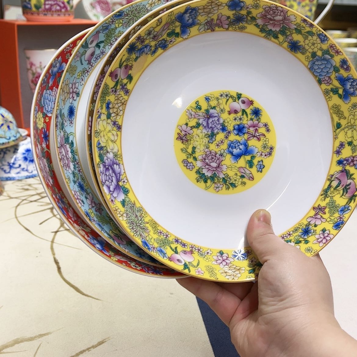 【闪购商品】骨瓷8英寸4深混。。。。。