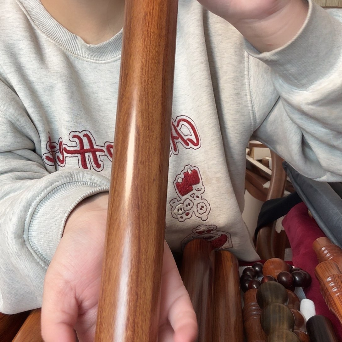 清***炎实木长款千斤吧。   