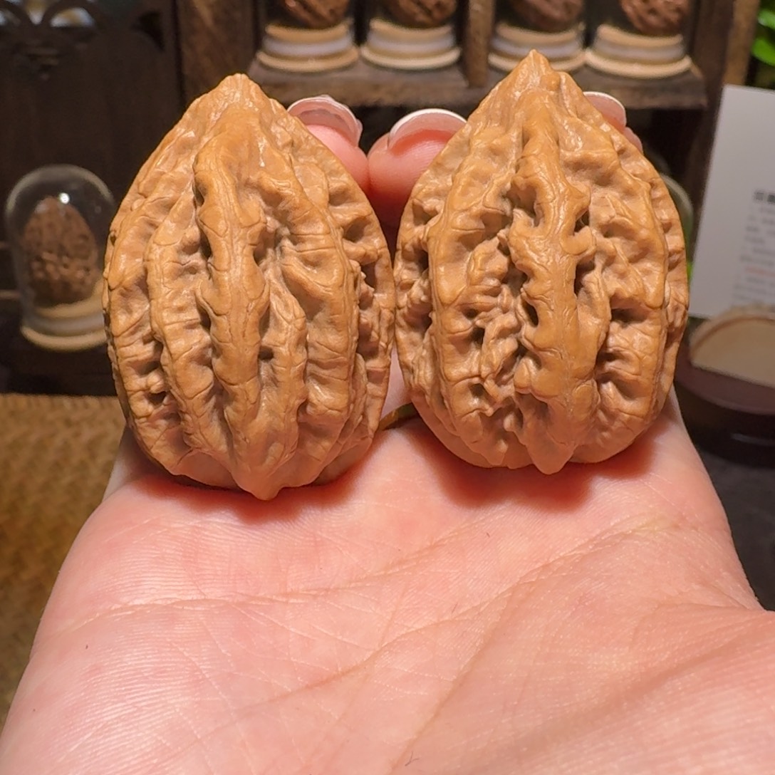 把件文玩核桃火焰龙