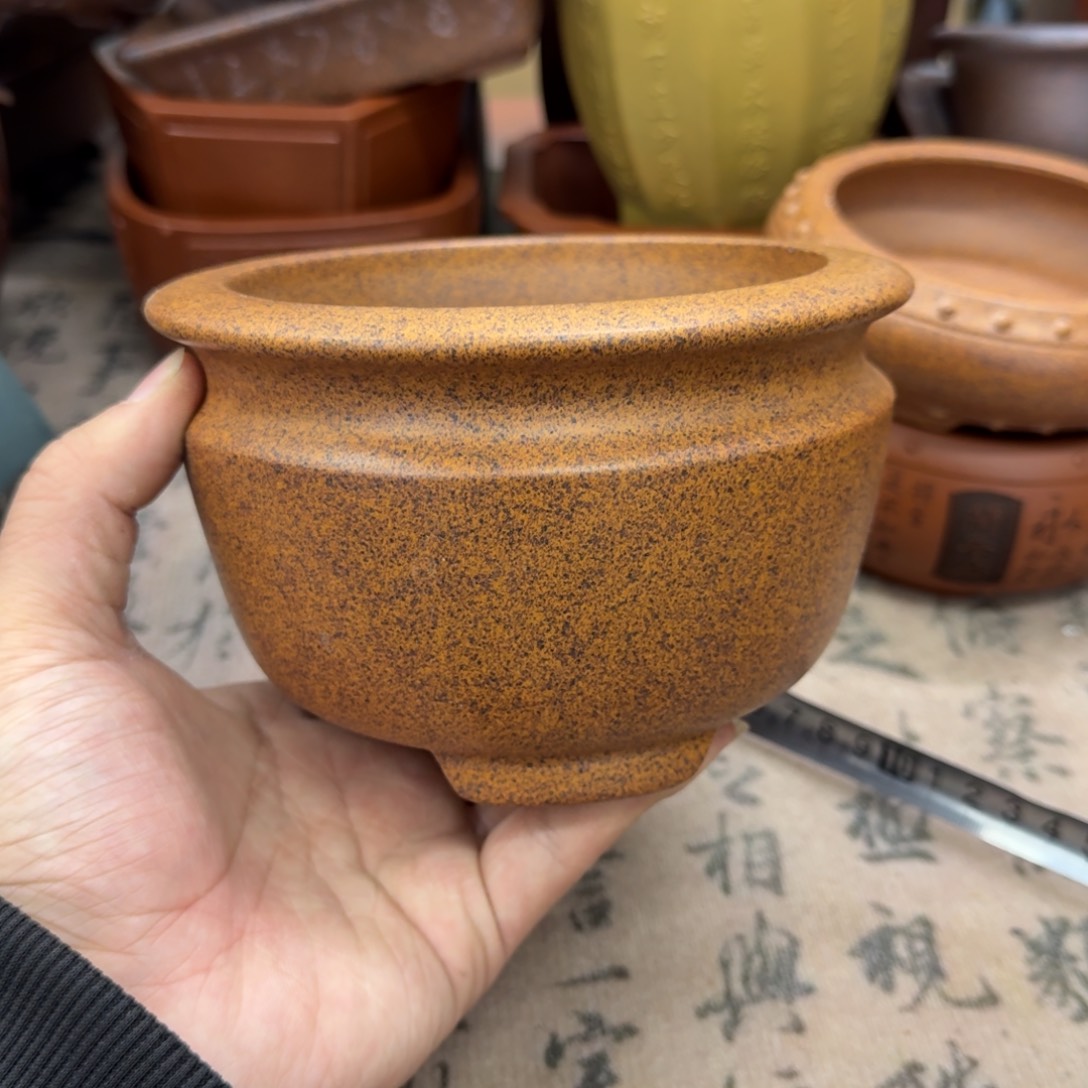 紫砂花盆宜兴紫砂正品11.5x8