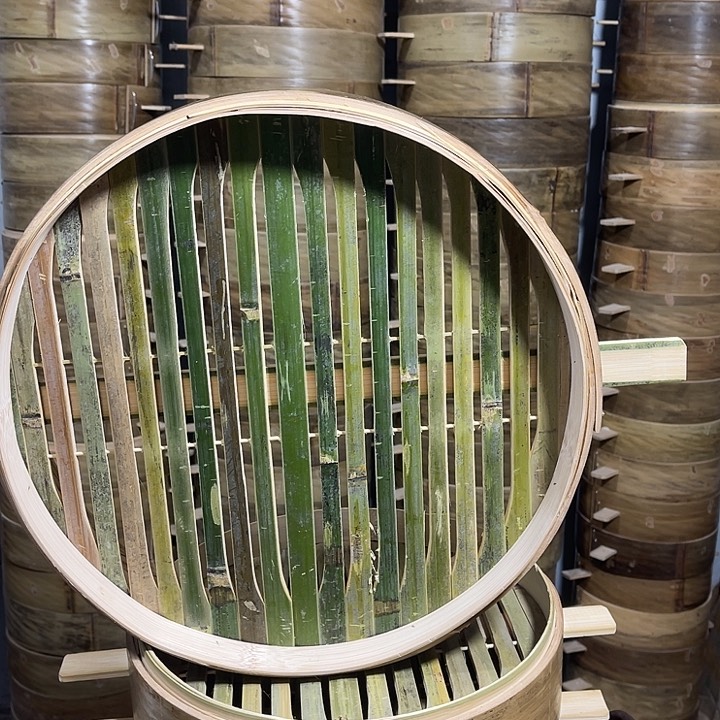 40cm优质商用竹制青皮楠竹蒸笼加大加厚耐高温家用蒸饭菜加热适用