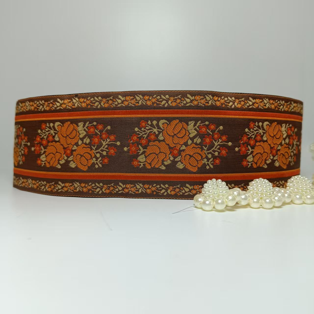 6.4厘米宽-民族风织带汉服领口袖口服装沙发套窗帘辅料