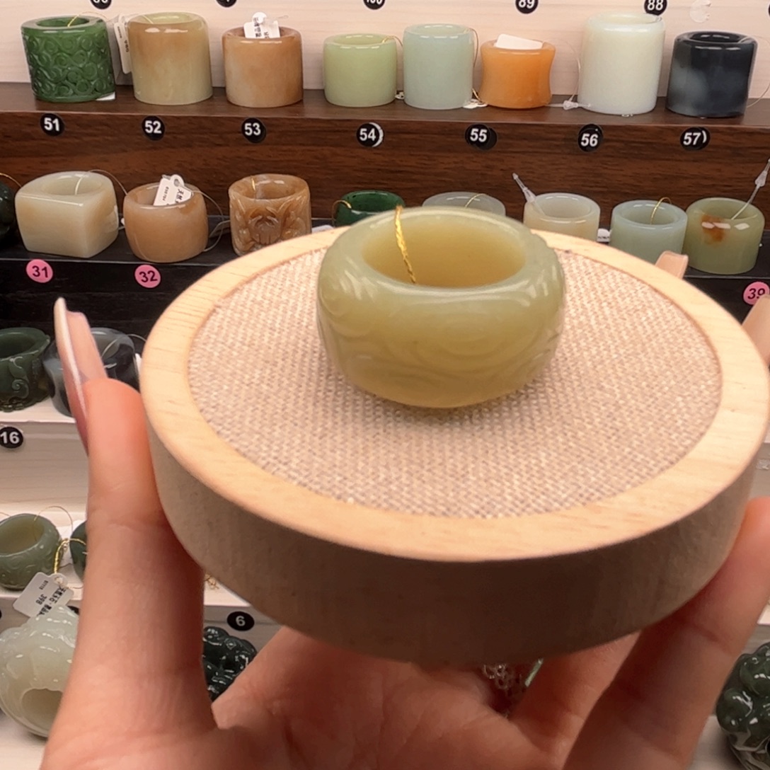 和田玉未镶嵌戒指特价款