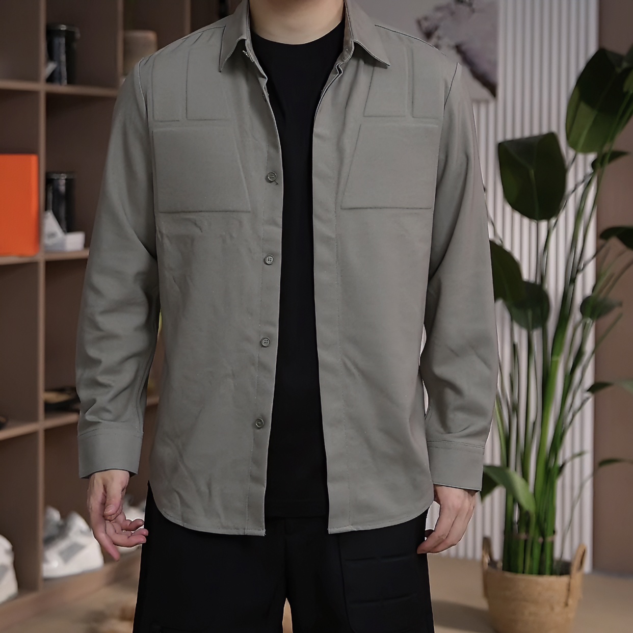 540-4016540经典舒适翻领上衣