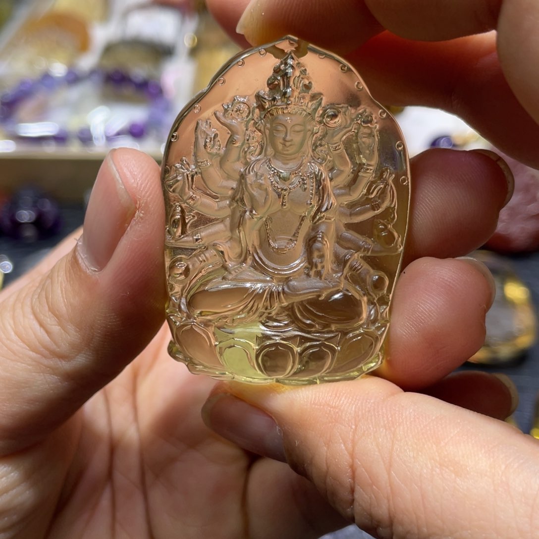 水晶颈饰未镶嵌定制