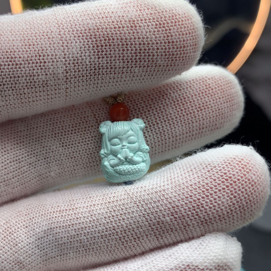 绿松石挂件未镶嵌