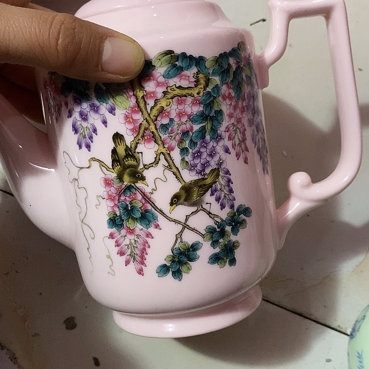 摆件陶红稀土紫气东来高茶壶