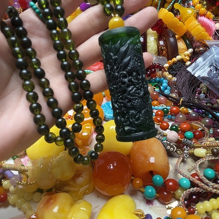 树脂制品913夜明香龙珠