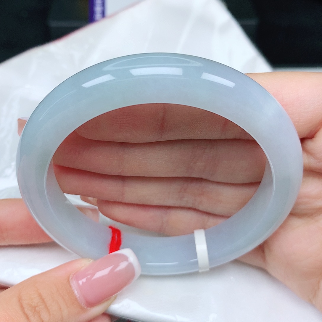 未镶嵌手镯翡翠58圈