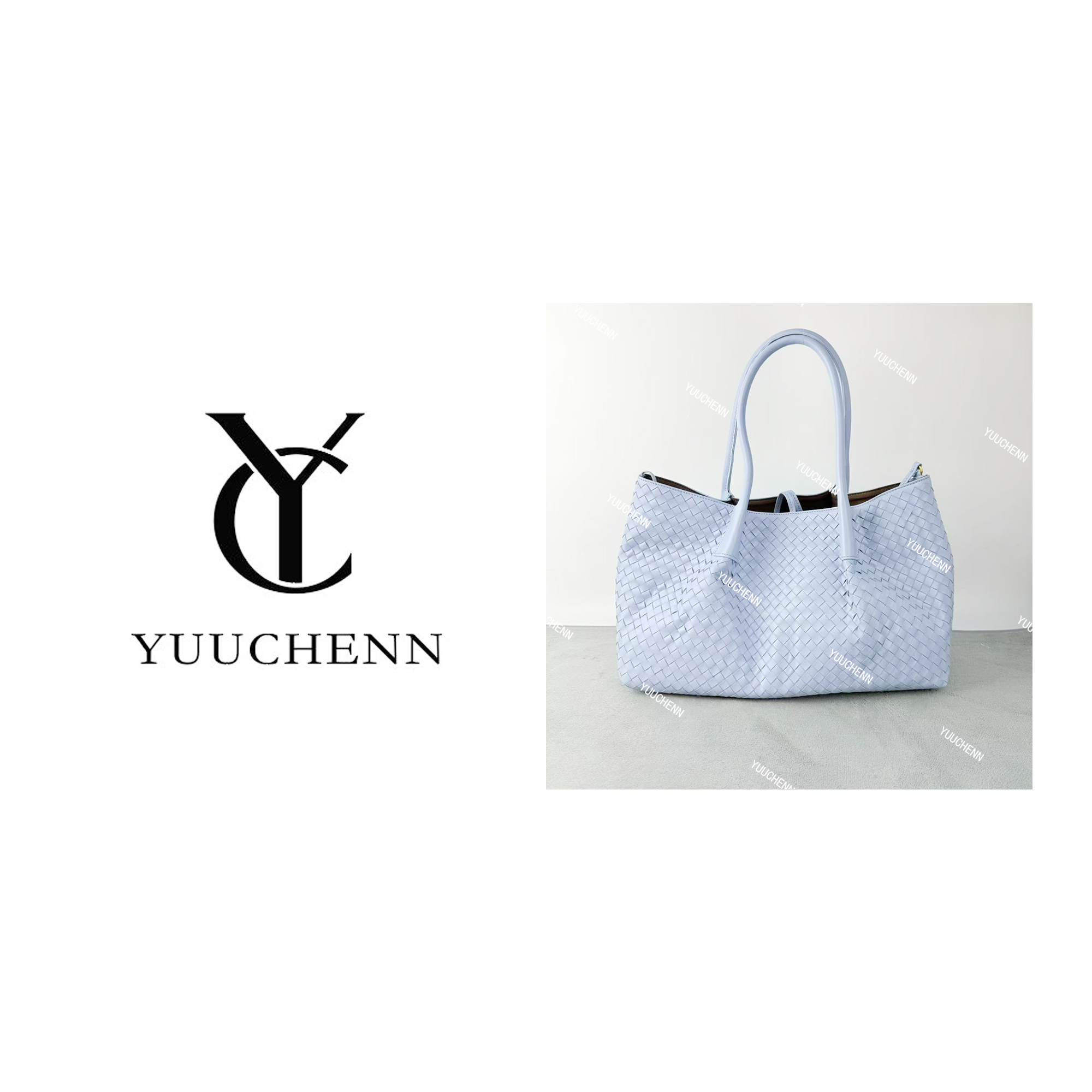 YUUCHENN/43cm原创设计高定真皮包HH6667