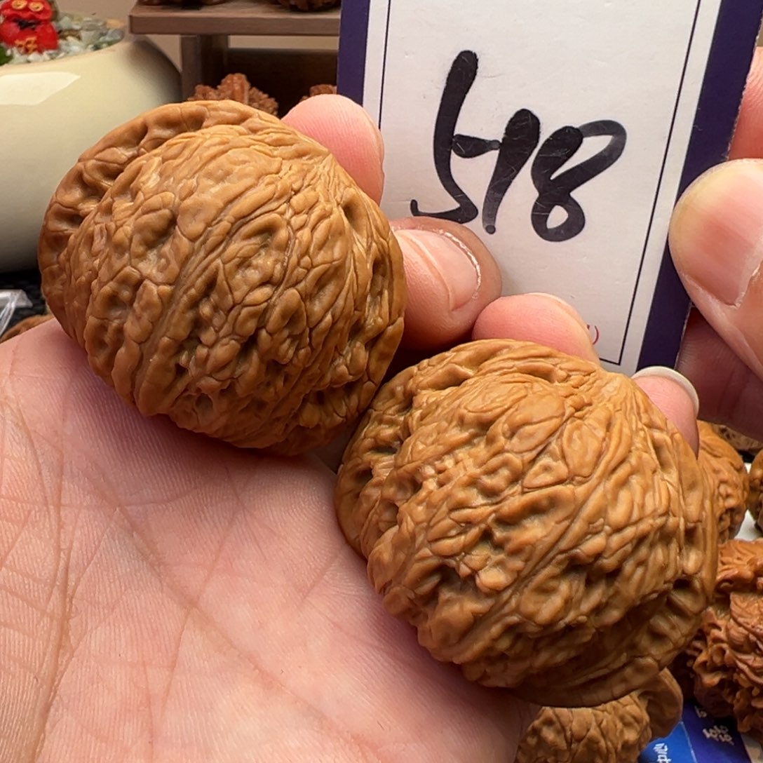 文玩核桃把件全品泥鳅背44尺寸518号