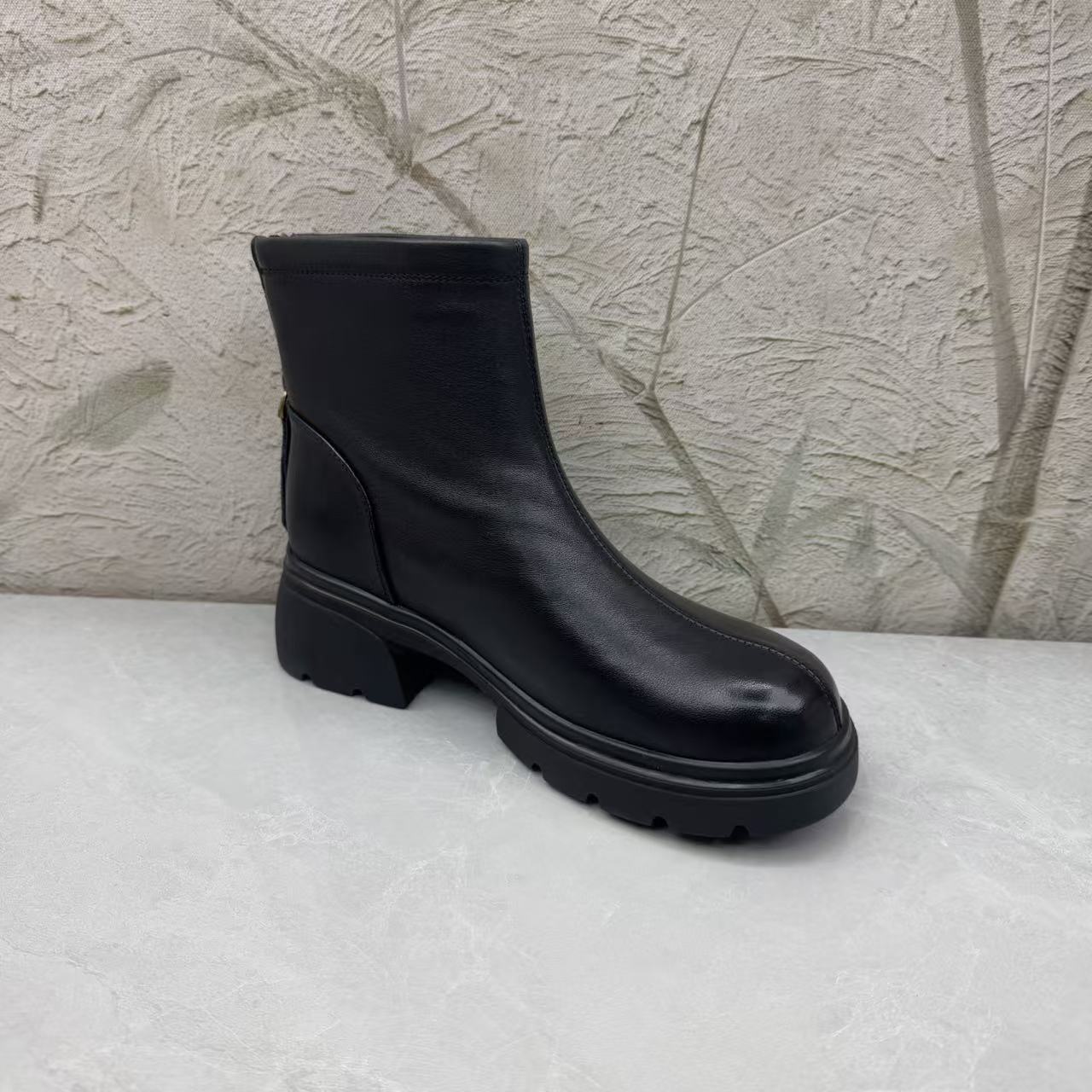 短靴女女靴子（牛皮）女58060 绒