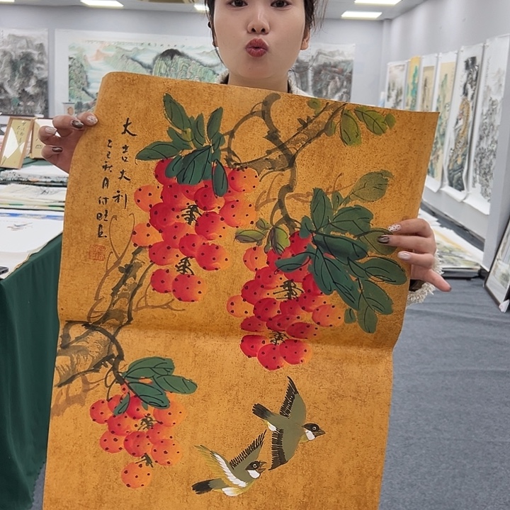 国画手绘国画大捡漏