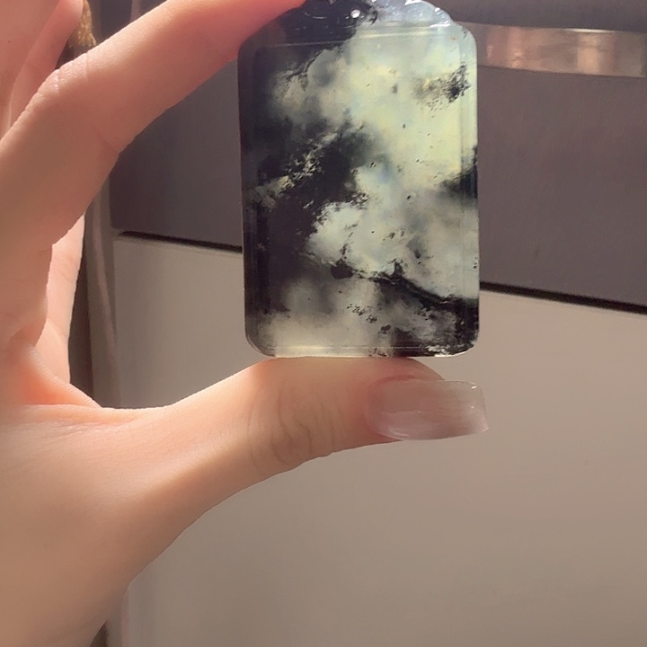 岫玉未镶嵌平安无事牌5✖️3