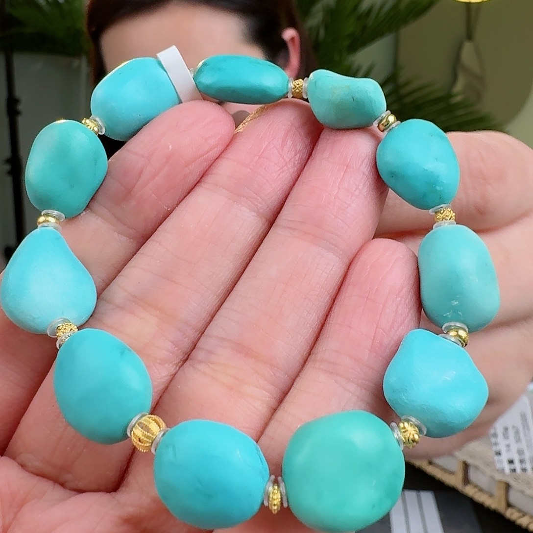 绿松石珠宝奇石未镶嵌