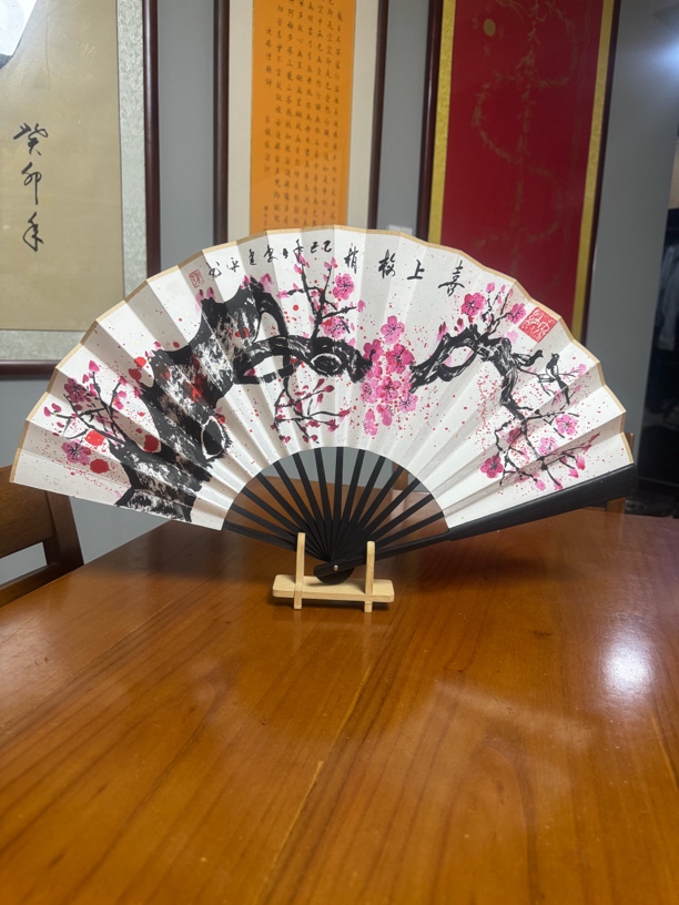 中国风古风酒吧学生折扇夏季随身便携折叠扇扇子古代复古风