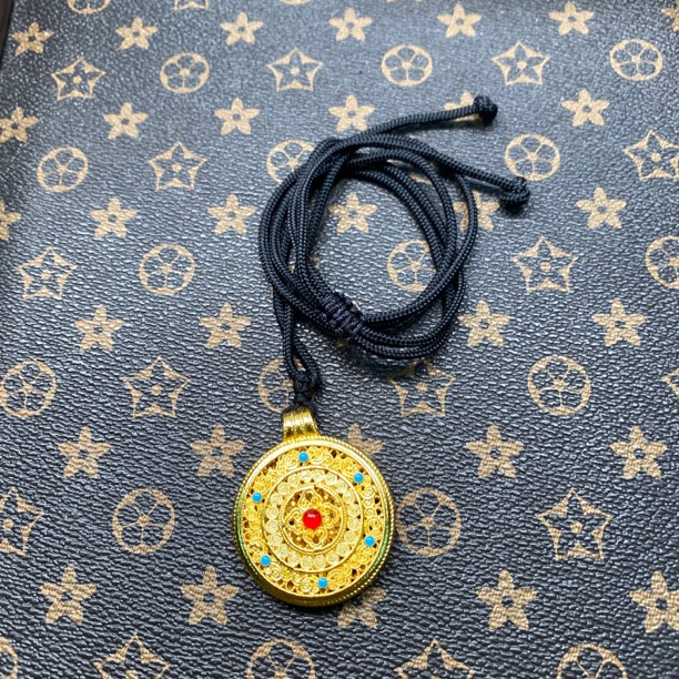 非金属珐琅吊坠 D1022古法新中式吊坠