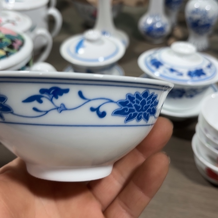 陶12公分米饭，碗米饭碗