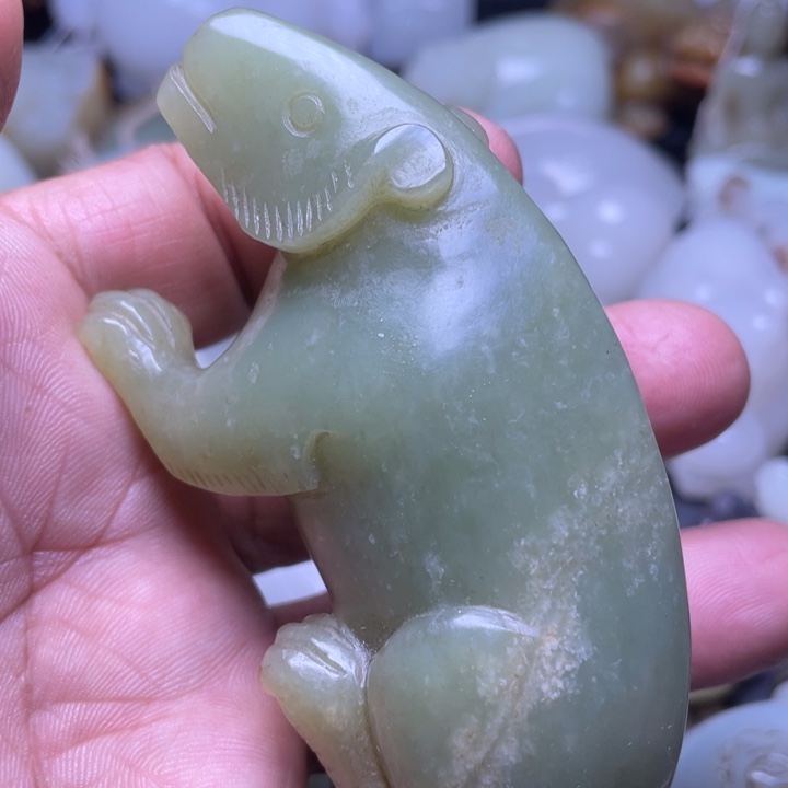 和田玉吊坠(不含链)未镶嵌