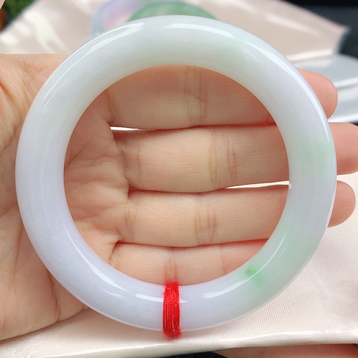 翡翠手镯未镶嵌胖圆56