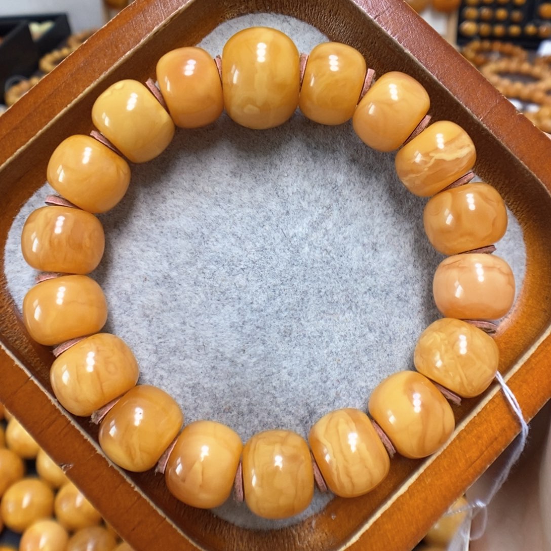 蜜蜡手链未镶嵌蜜蜡