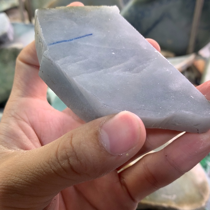 翡翠裸石2号取挂件